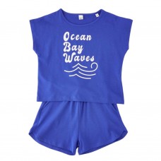 I DO σετ μπλούζα με σορτς παιδικό 4.G857-3751 μπλε